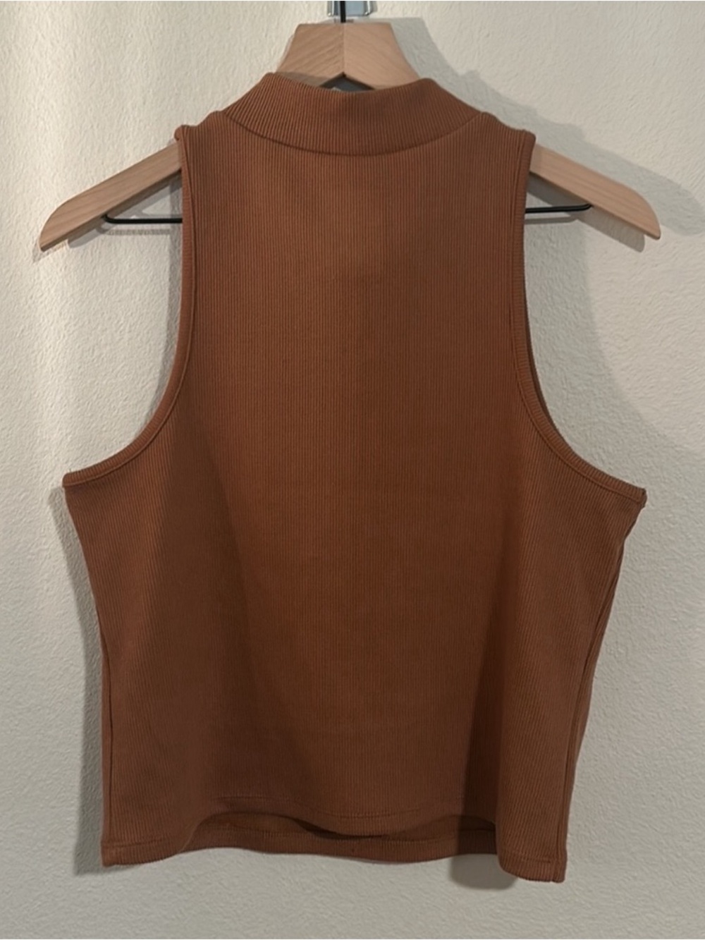 A New Day Mock Neck Knit Tank Top